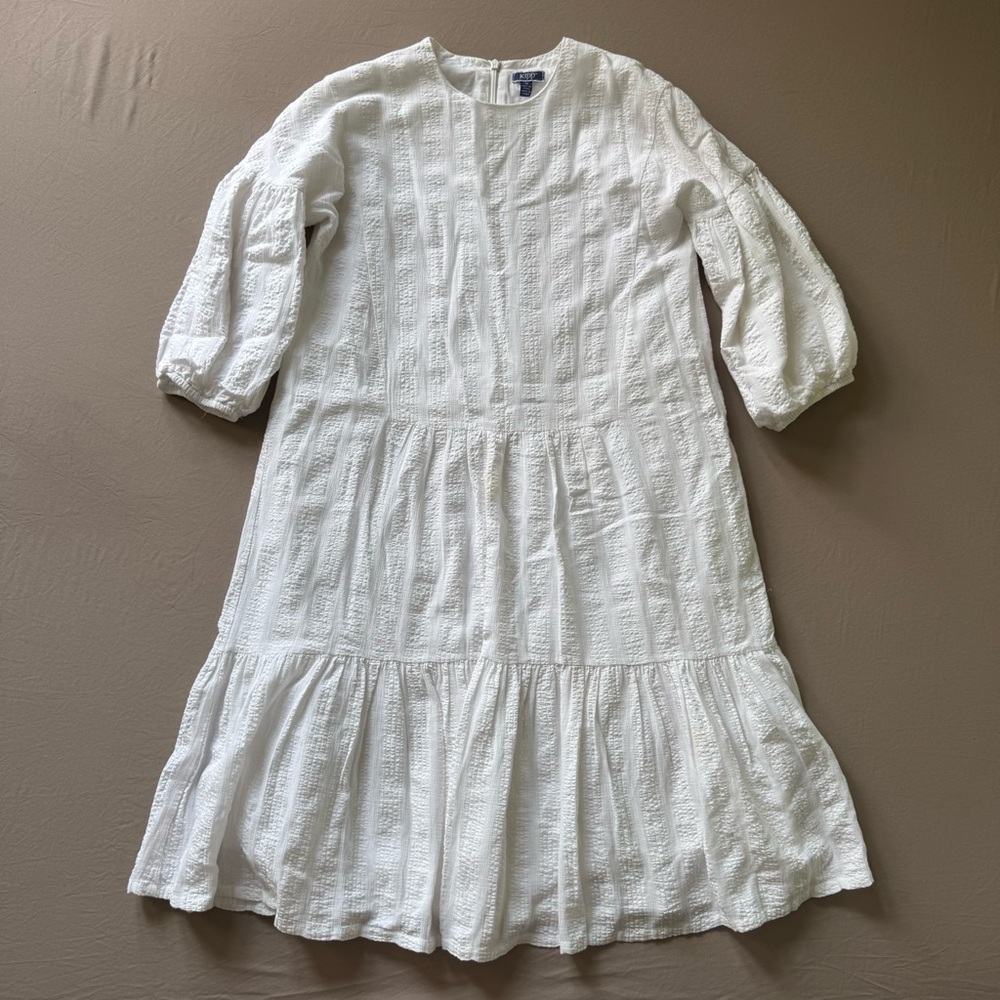 Cotton Tiered Babydoll Dress